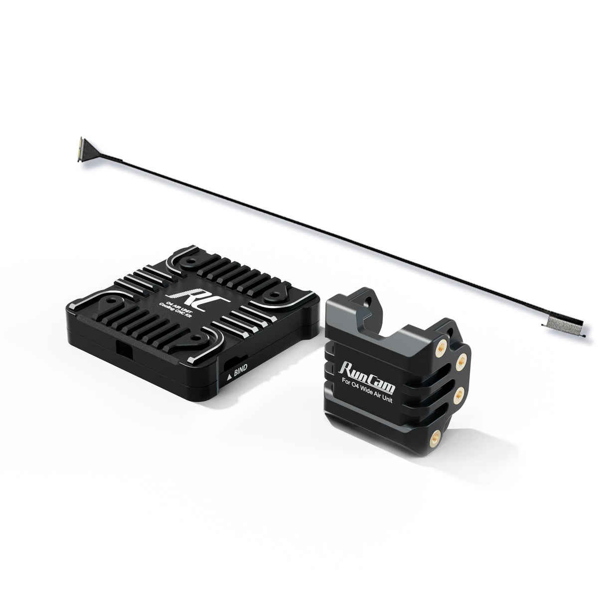 RunCam DJI O4 Wide Air Unit Installation CNC Kit (Cable 200mm)