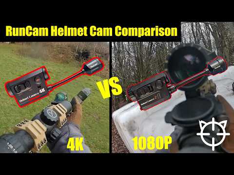RunCam Helmet Cam 4K vs 2 | Airsoft Headcam Comparison
